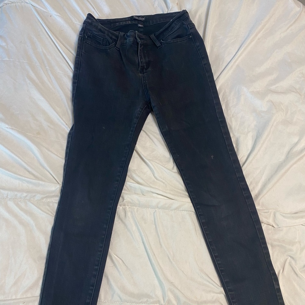 udy Blue Jeans black wash blue skinny jeans